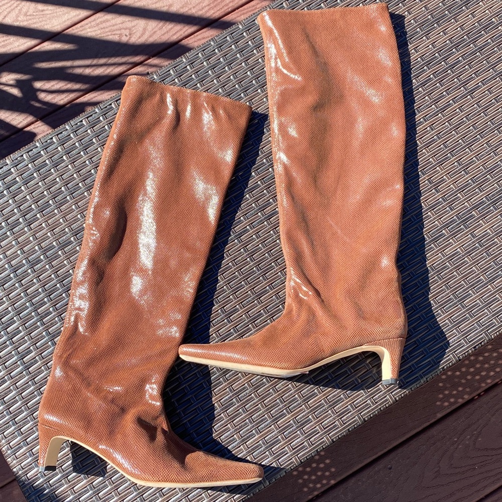 🤎 STAUS Wally leather boots size 9-9.5 NWOT